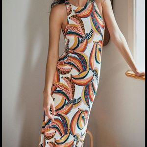 NWT Farm Rio midi dress